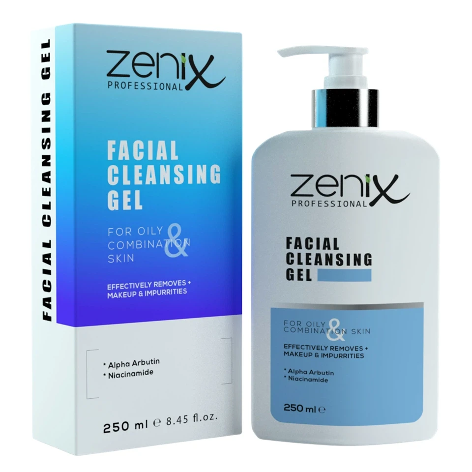 ژل شست و شوی صورت مناسب پوست های نرمال و چرب زنیکس zenix face cleaning gel for oily &amp; normal حجم 250 میلی لیتر - ارس شاین