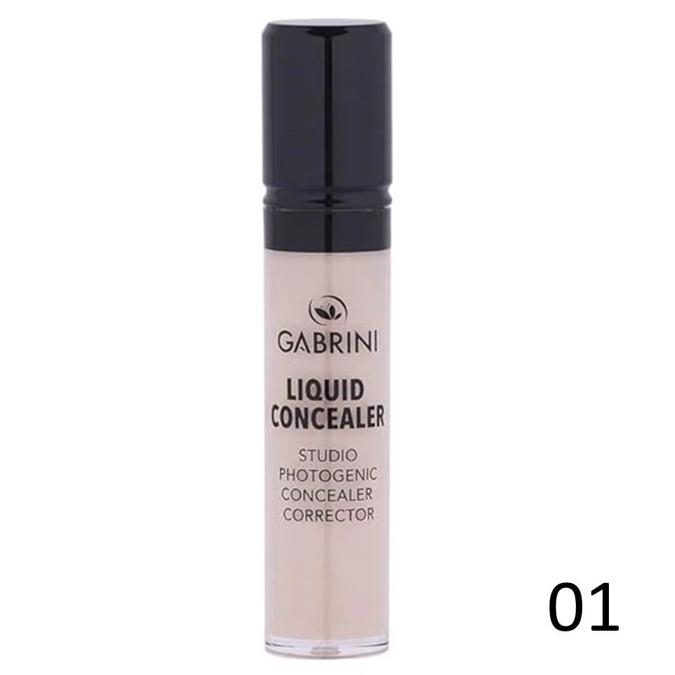 کانسیلر مایع گابرینی شماره 01 GABRINI Liquid Concealer حجم 13 میلی لیتر - ارس شاین
