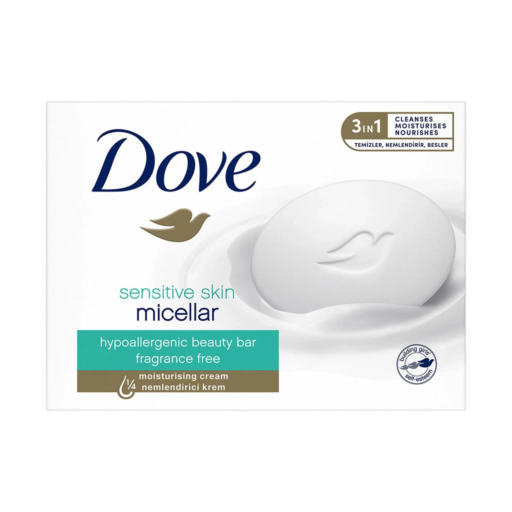 صابون سنسیتیو اسکین میسلار Dove Sensitive Skin Micellar وزن 90 گرم - ارس شاین