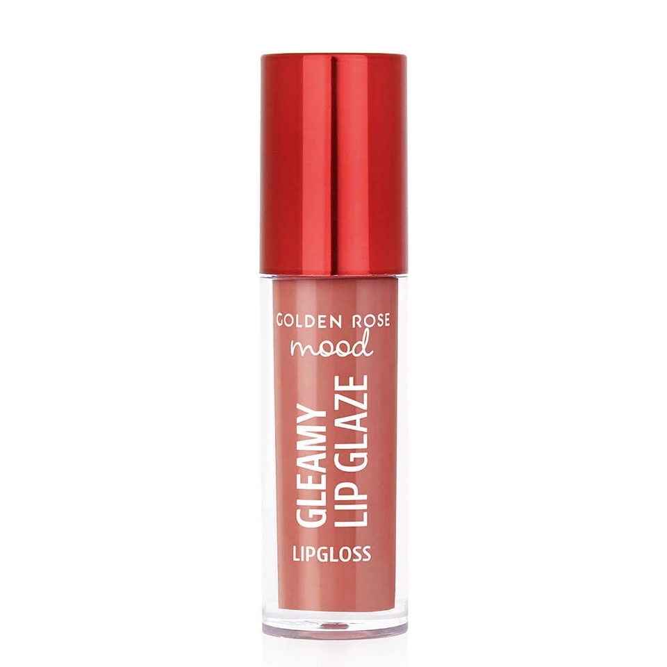 لیپ گلس گلامی گلدن رز شماره 202 (نودِ هلویی) GOLDEN ROSE GLEAMY LIP GLAZE - ارس شاین