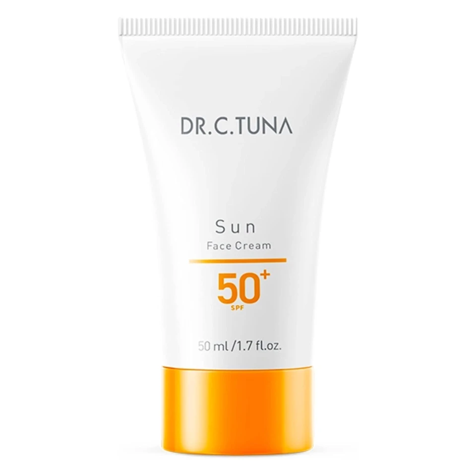 کرم ضد آفتاب بی رنگ دکتر سی تونا Dr. C. Tuna SUN Face Cream حجم 50 میلی لیتر - ارس شاین