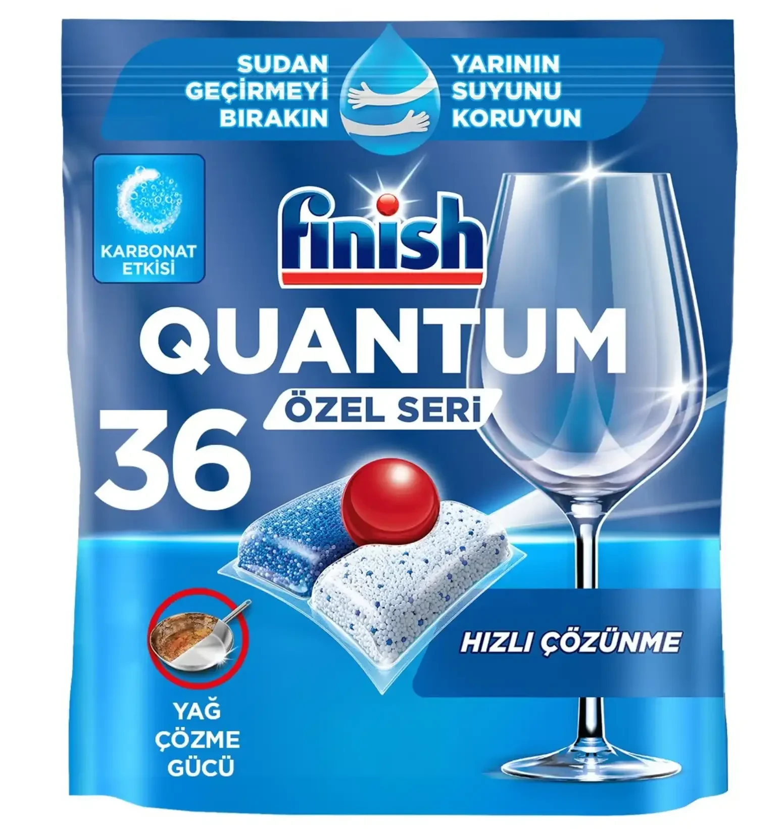قرص ماشین ظرفشویی فینیش کوانتوم finish QUANTUM بسته 36 عددی - ارس شاین